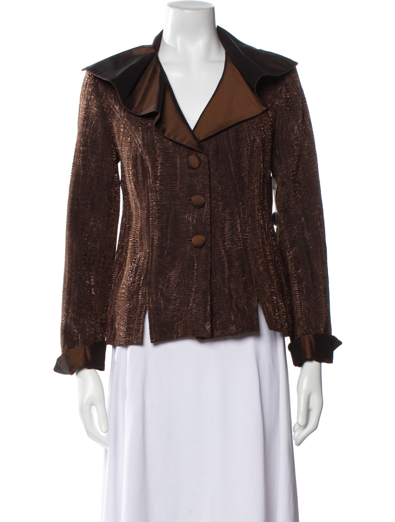 Juliana Collezione Tweed Pattern Evening Jacket