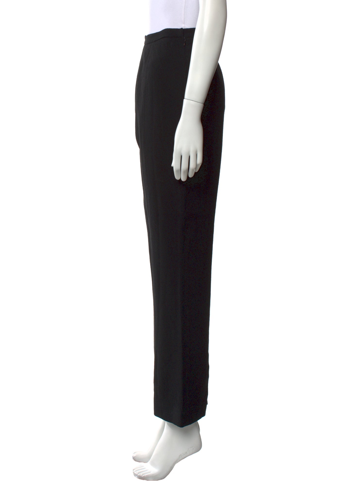 Juliana Collezione Wool Wide Leg Pants