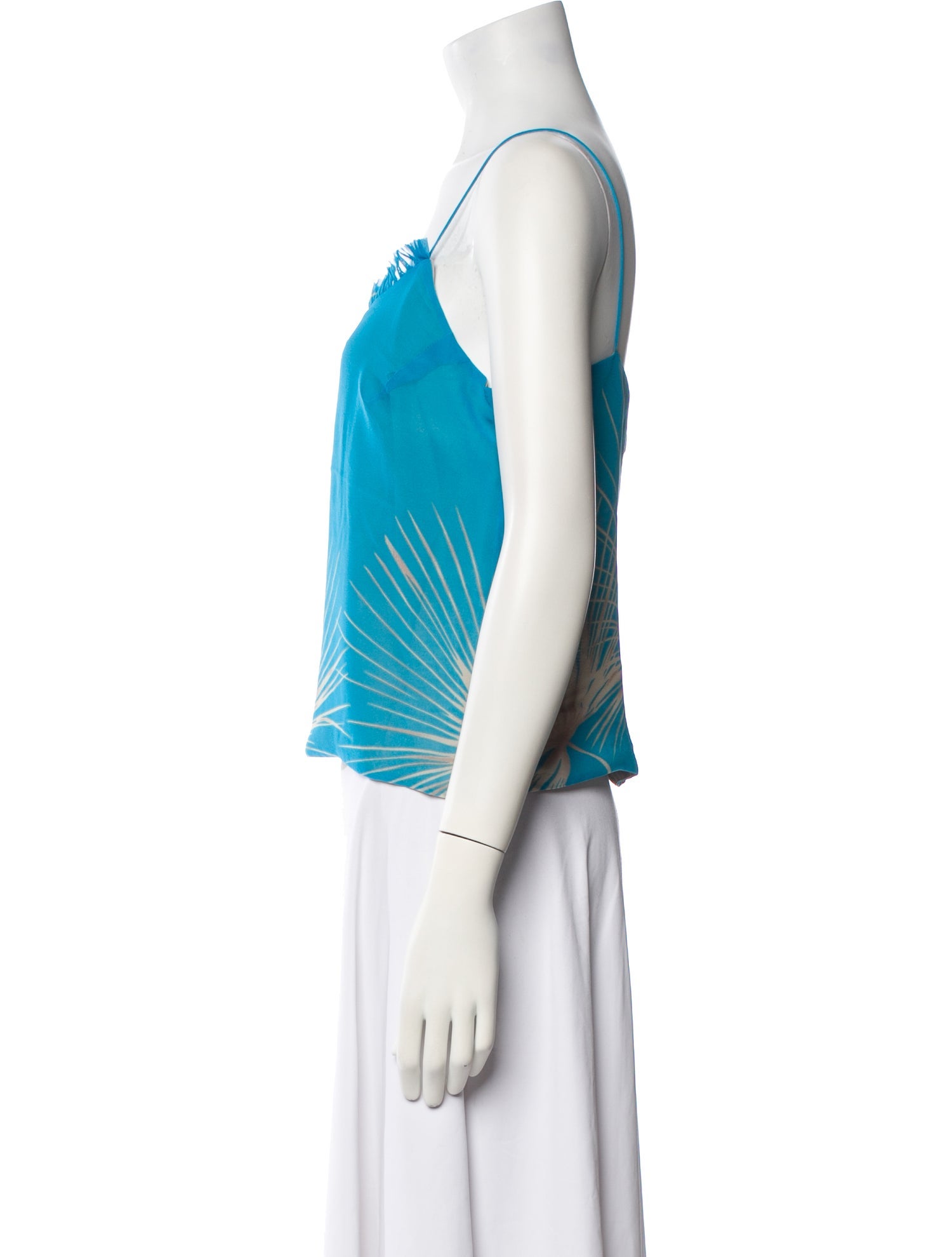 Juliana Collezione Silk Printed Top