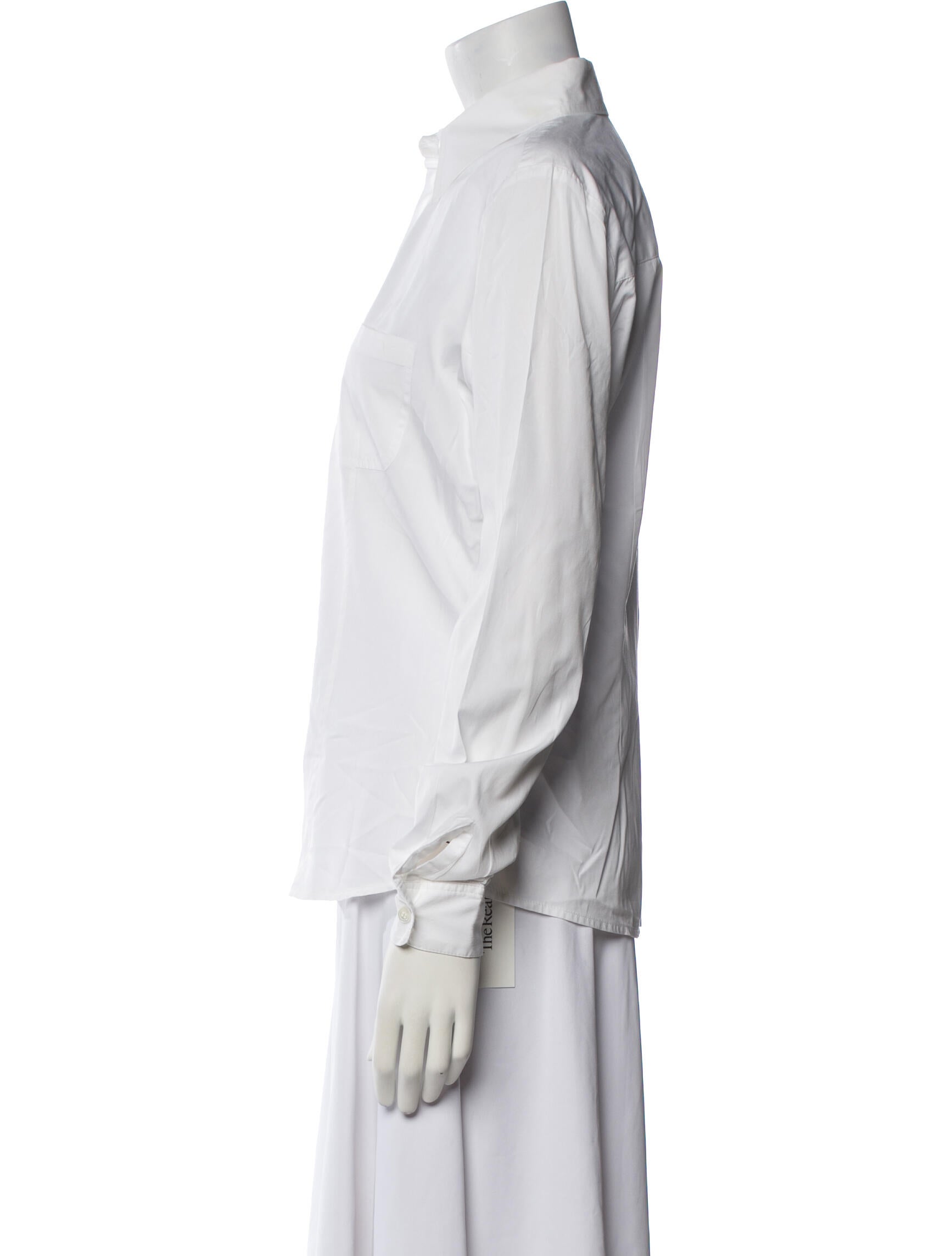 Juliana Collezione Long Sleeve Button-Up Top