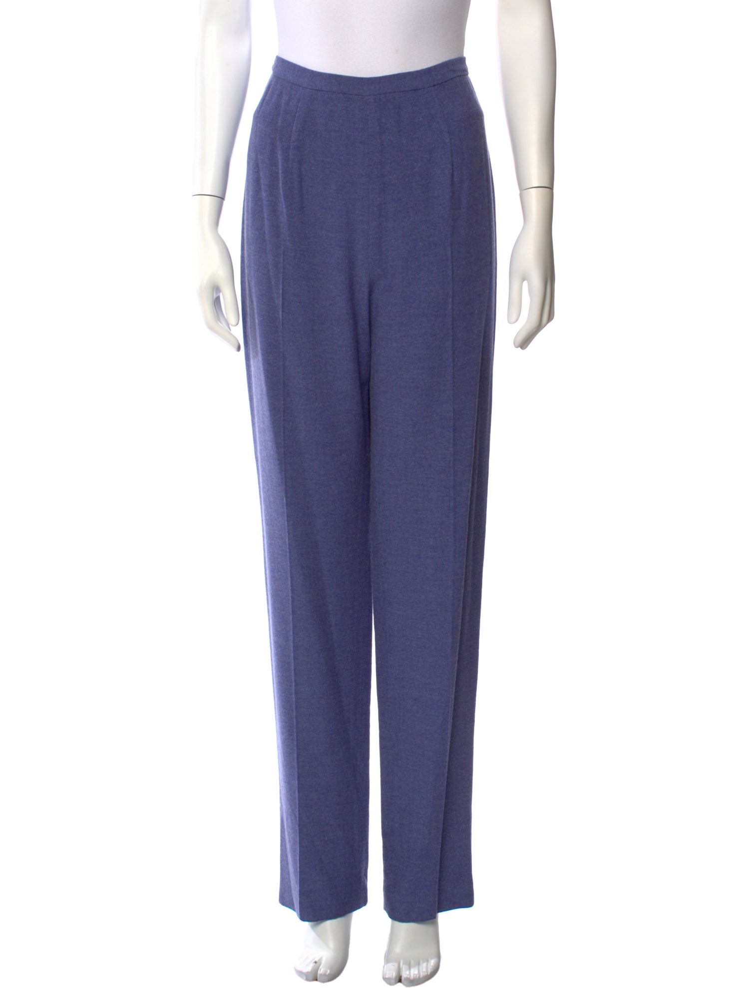 Juliana Collezione Silk Straight Leg Pants