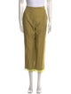 Juliana Collezione Silk Straight Leg Pants