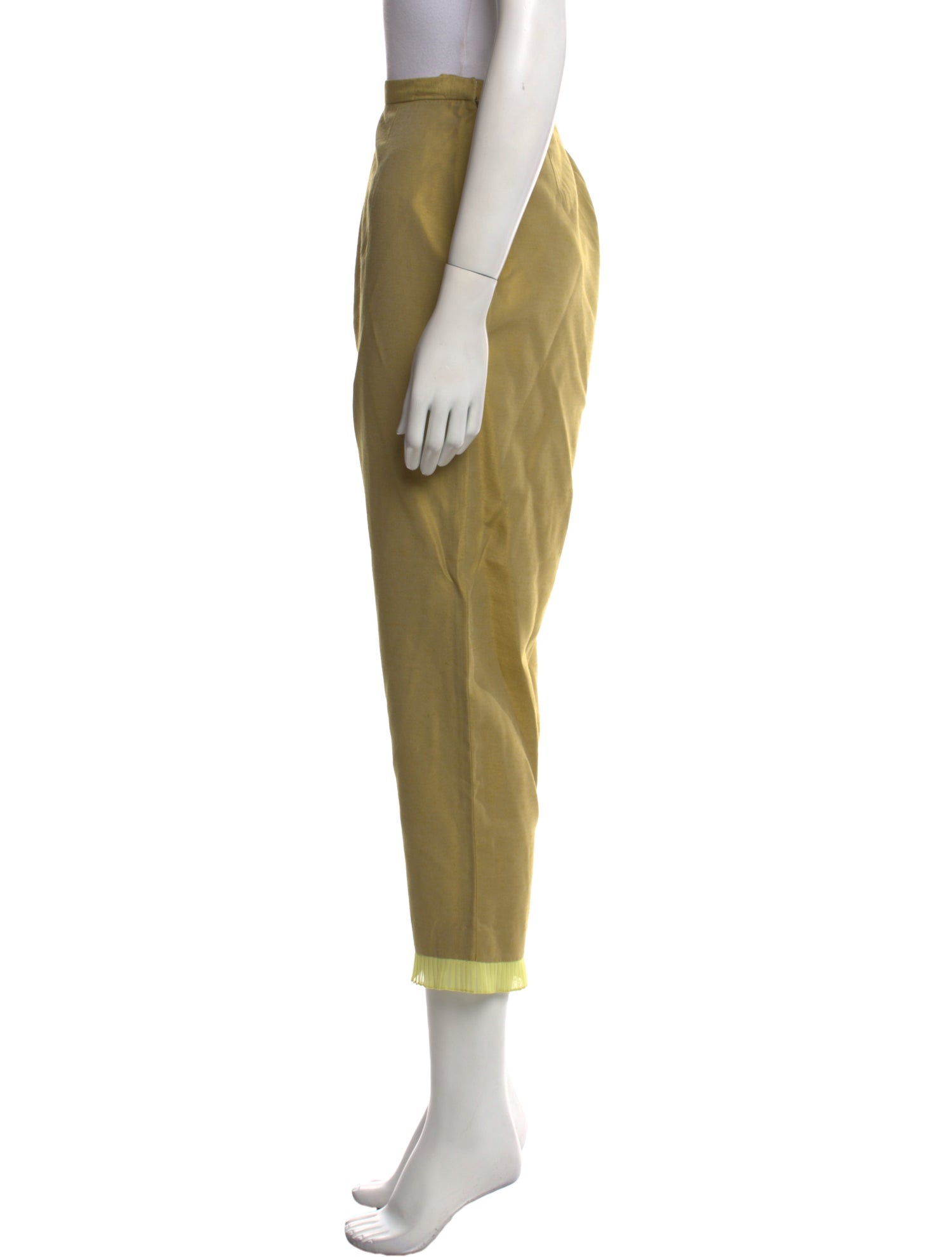 Juliana Collezione Silk Straight Leg Pants