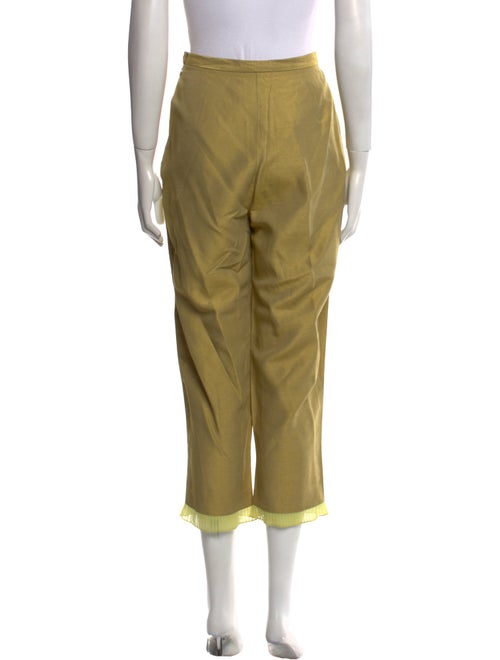 Juliana Collezione Silk Straight Leg Pants