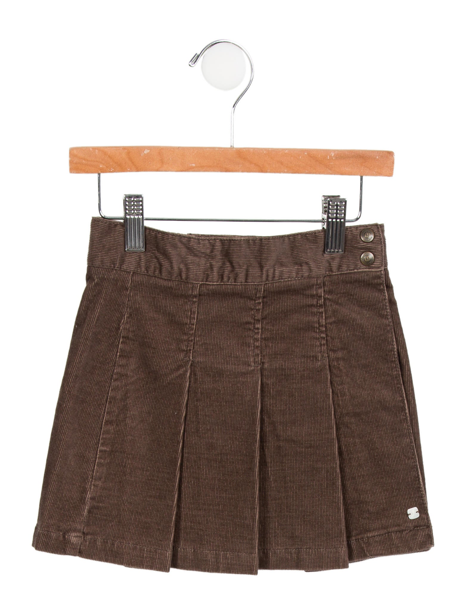 Jacadi Girls' Pleated Corduroy Skirt Girls WJDCI20719 The RealReal