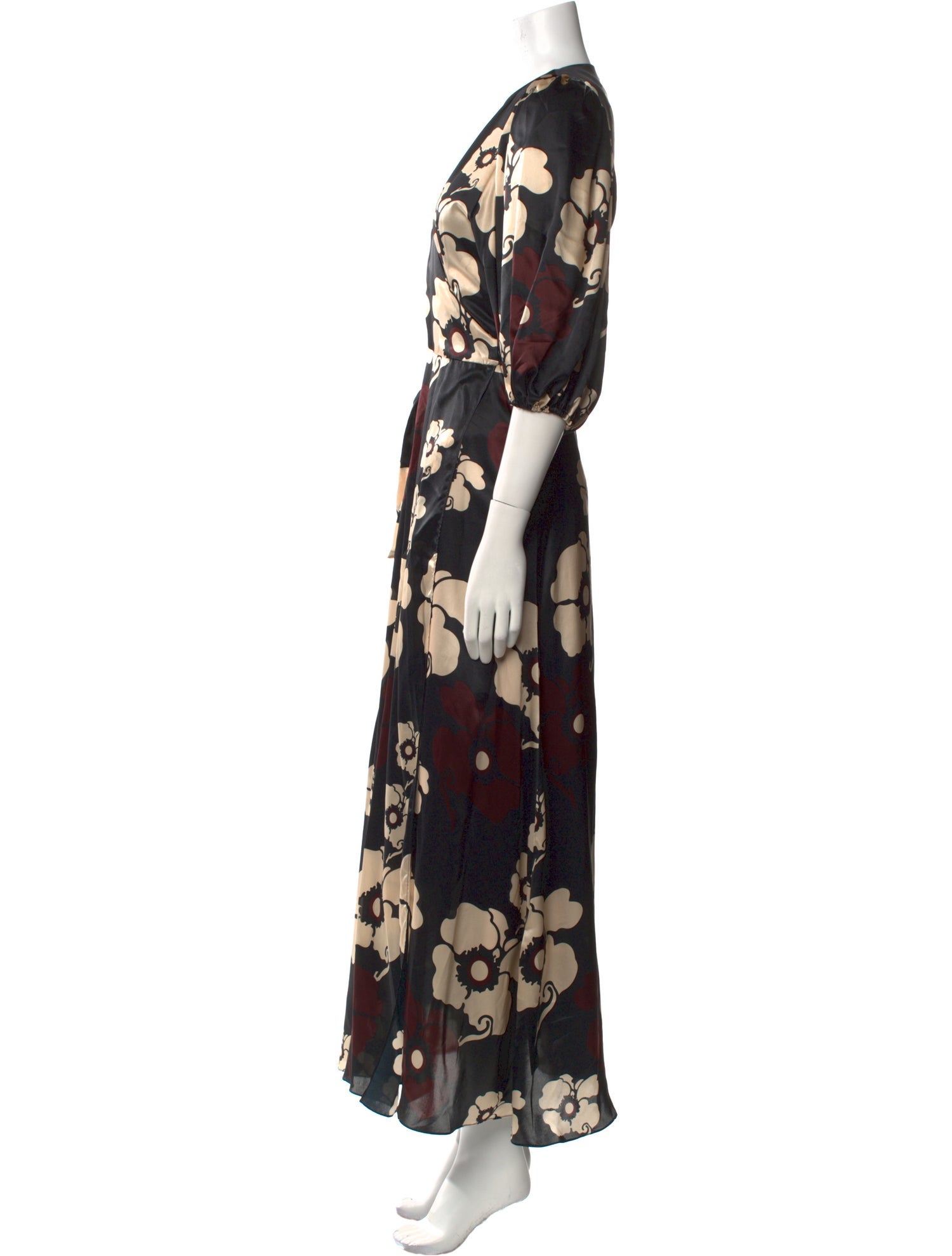 Juan de Dios Silk Long Dress