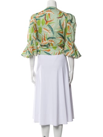 Juan de Dios Linen Printed Evening Jacket