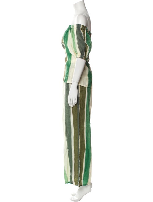 Juan de Dios Linen Striped Pant Set