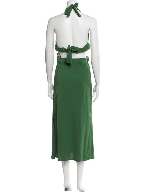 Juan de Dios Halterneck Midi Length Dress