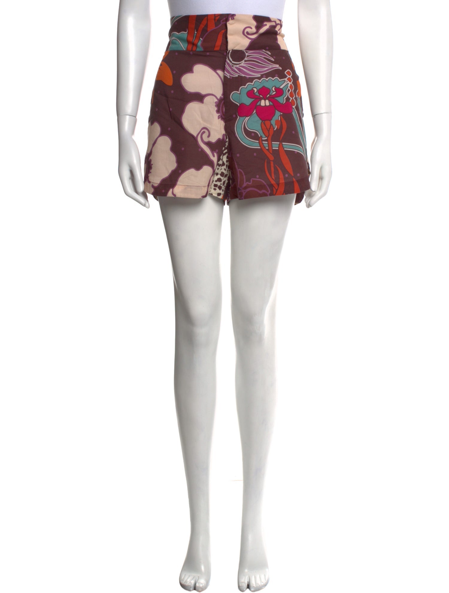 Juan de Dios Printed Mini Shorts