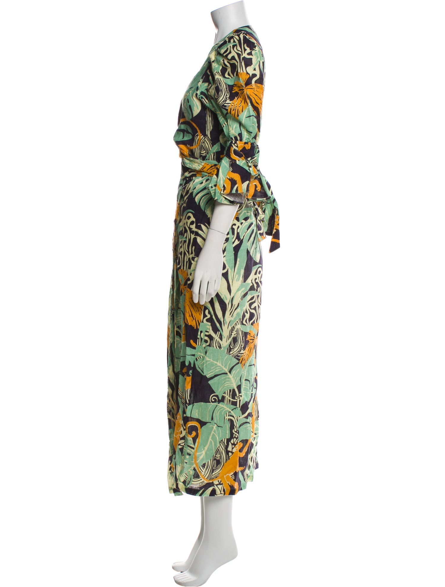 Juan de Dios Linen Long Dress