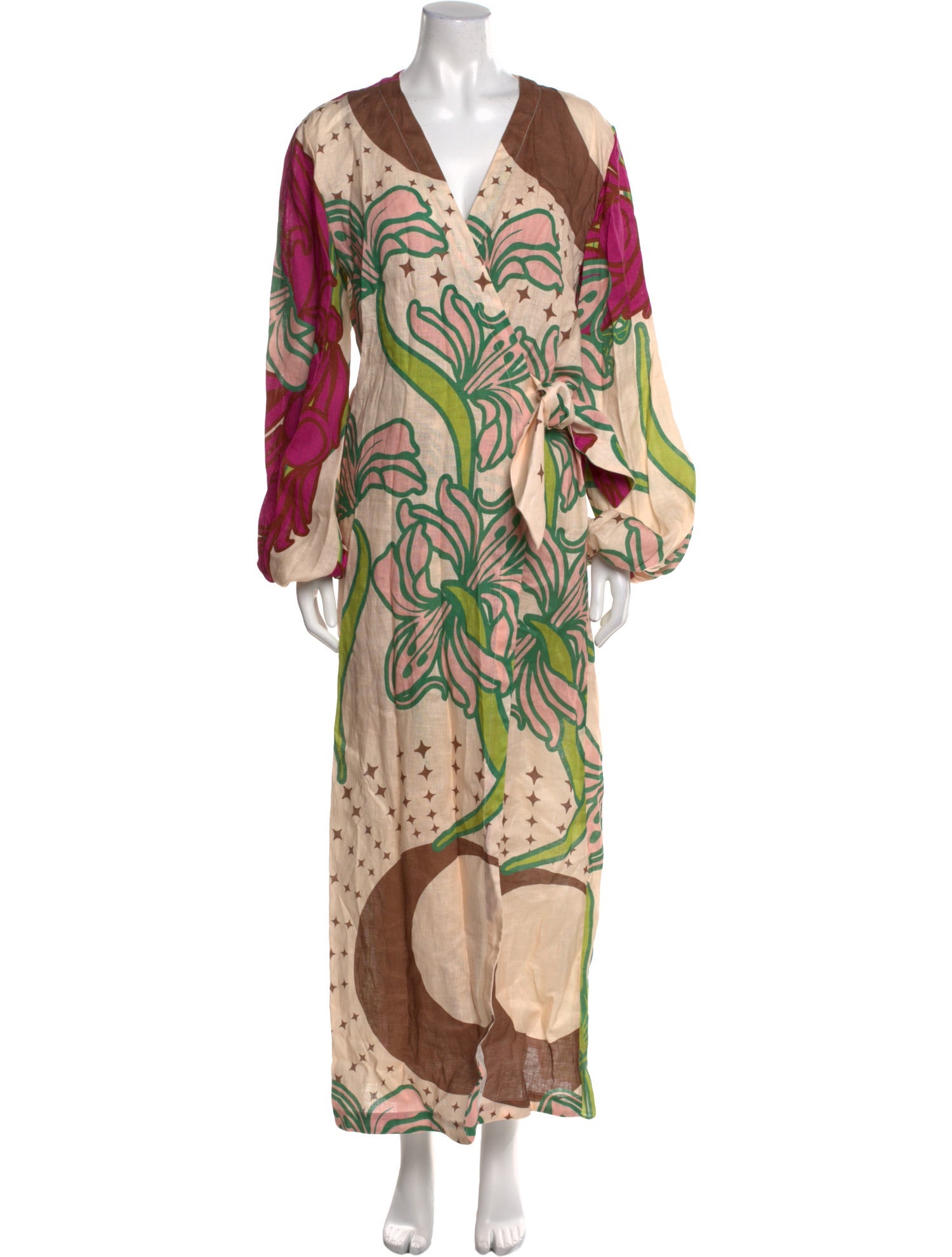 Juan de Dios Linen Long Dress w/ Tags