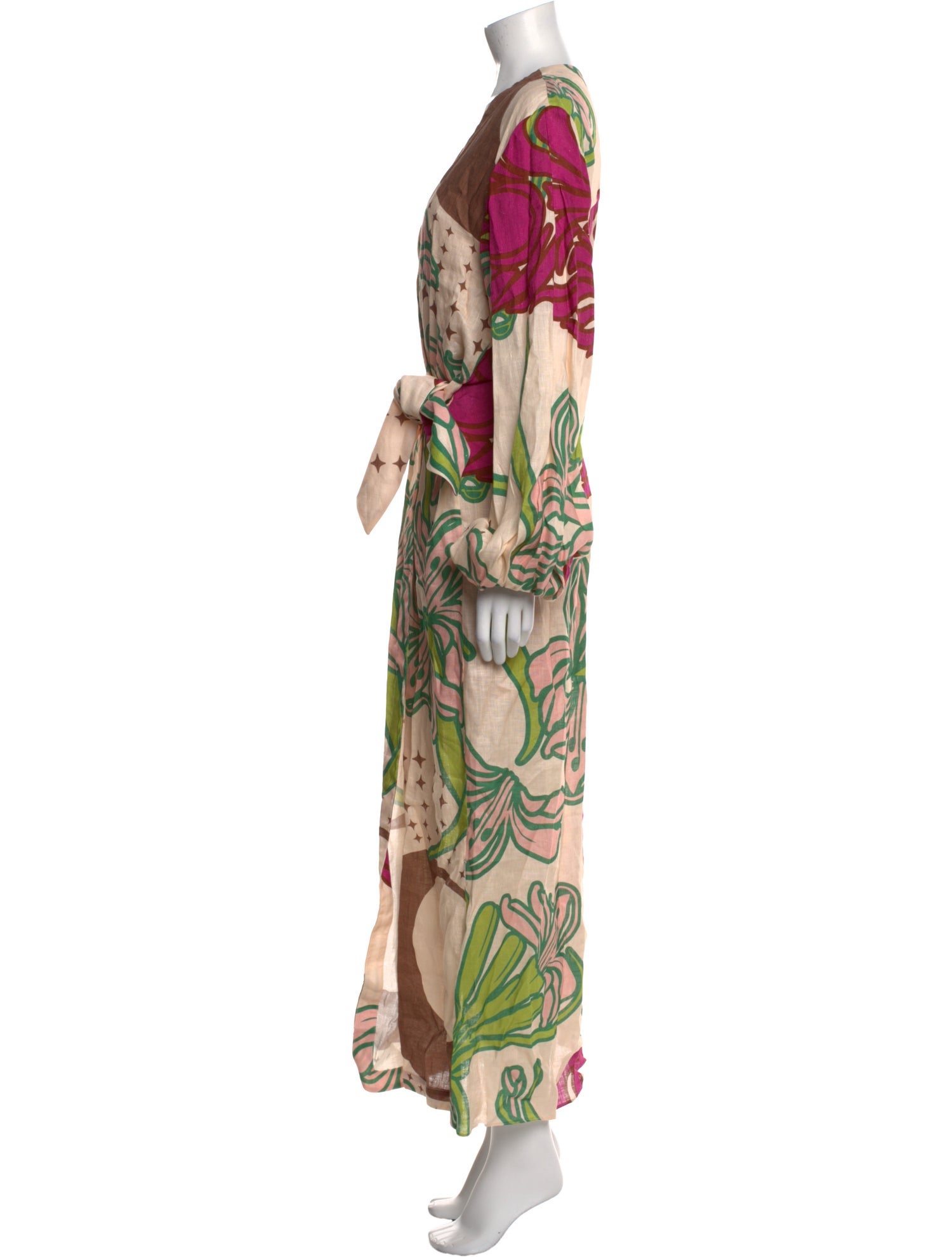 Juan de Dios Linen Long Dress w/ Tags