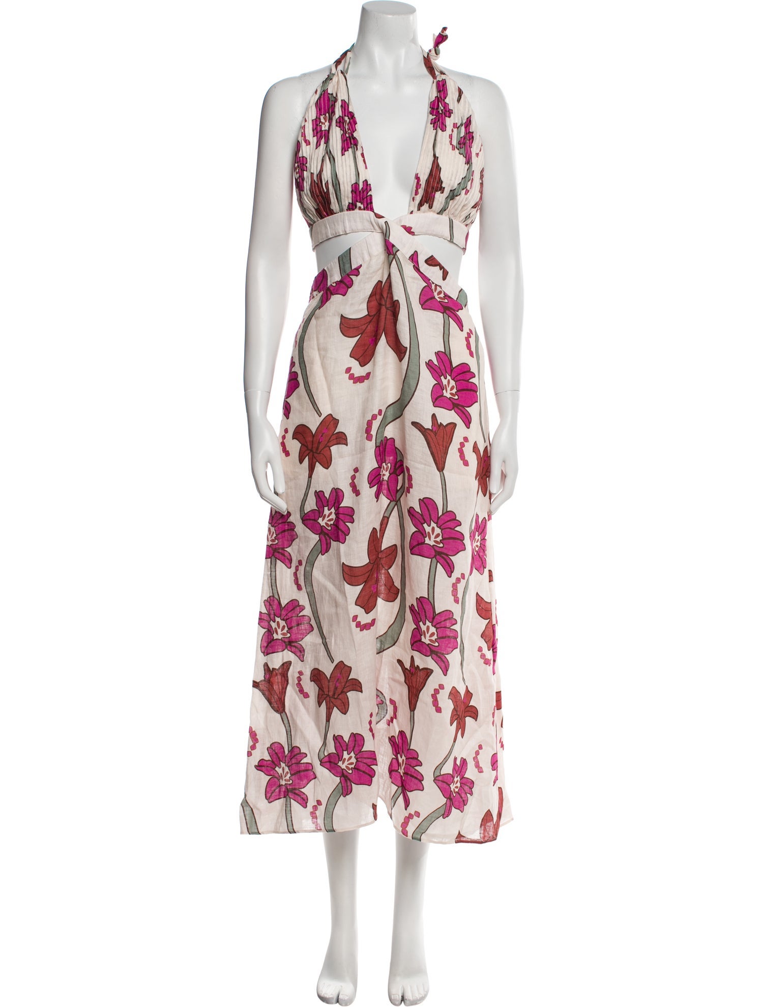 Juan de Dios Floral Print Long Dress