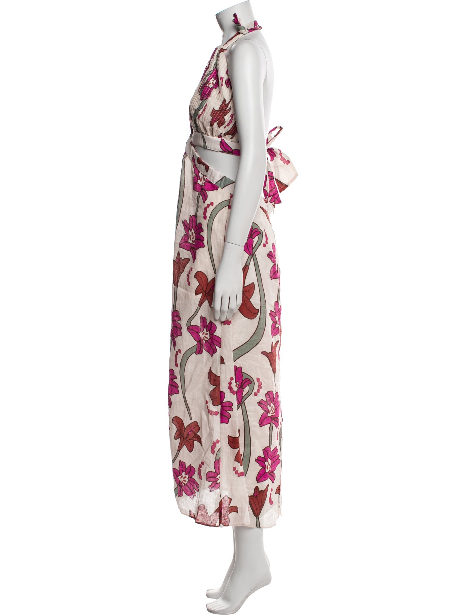 Juan de Dios Floral Print Long Dress