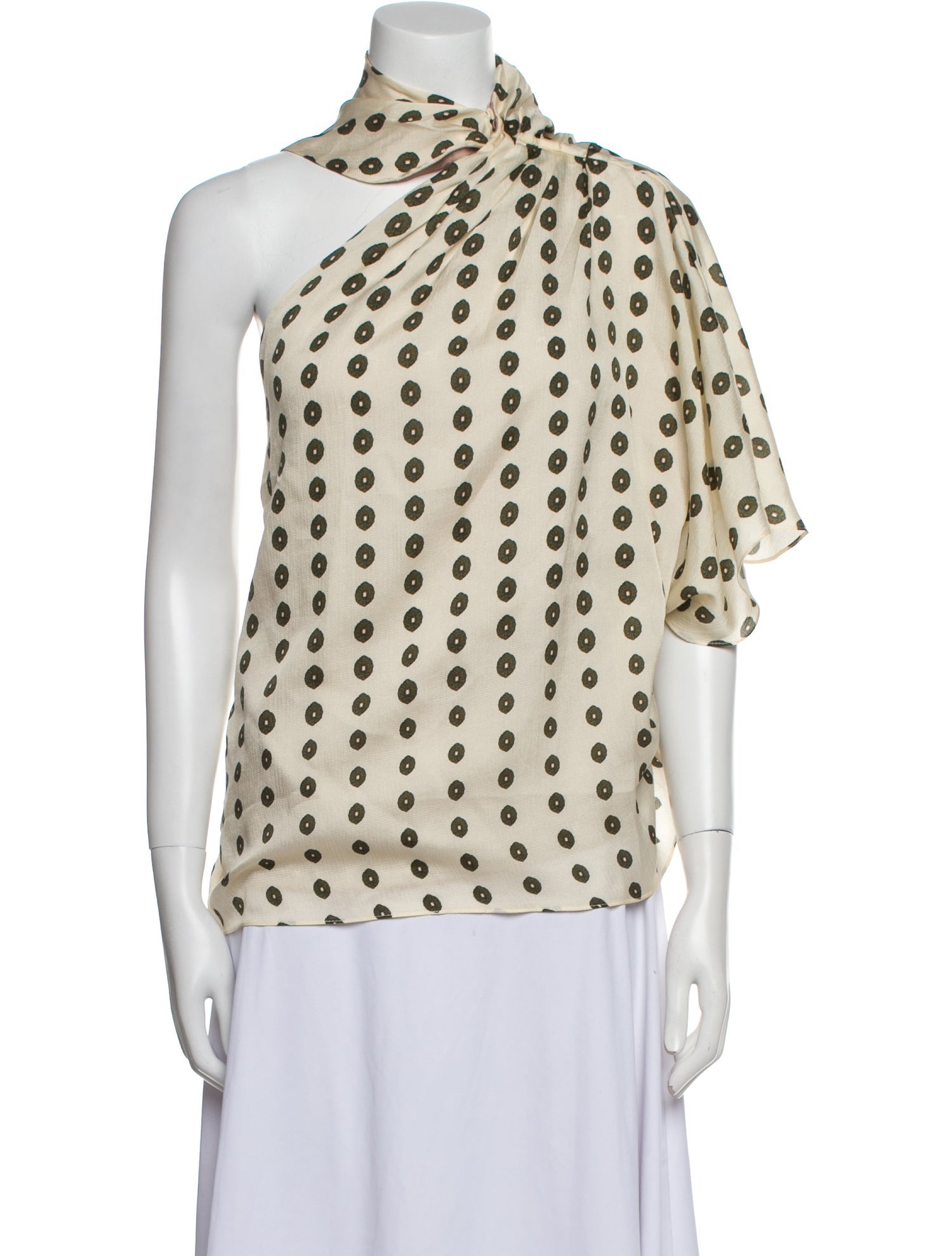 Juan de Dios Silk Printed Blouse w/ Tags