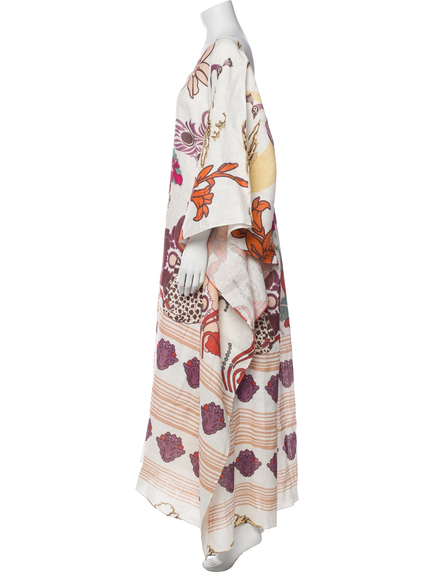 Juan de Dios Linen Floral Print Sweater w/ Tags