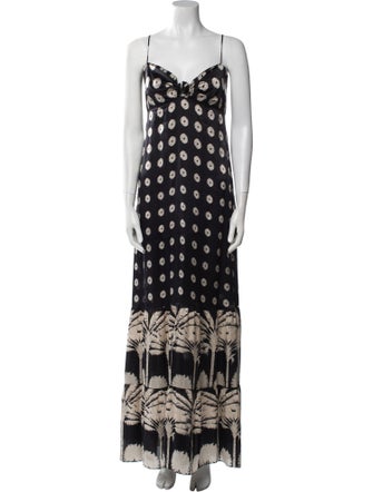 Juan de Dios Silk Long Dress
