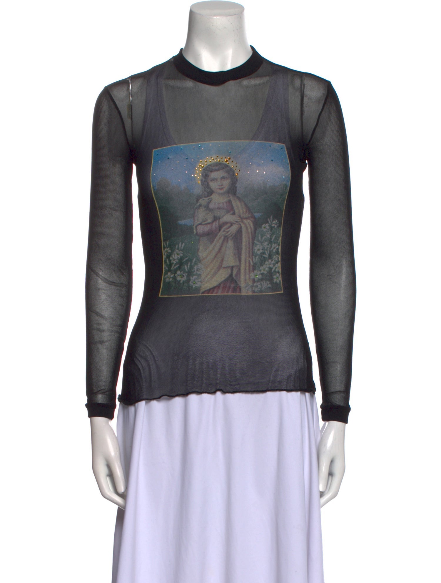 J&ANS Dolce & Gabbana Vintage Graphic Print Top