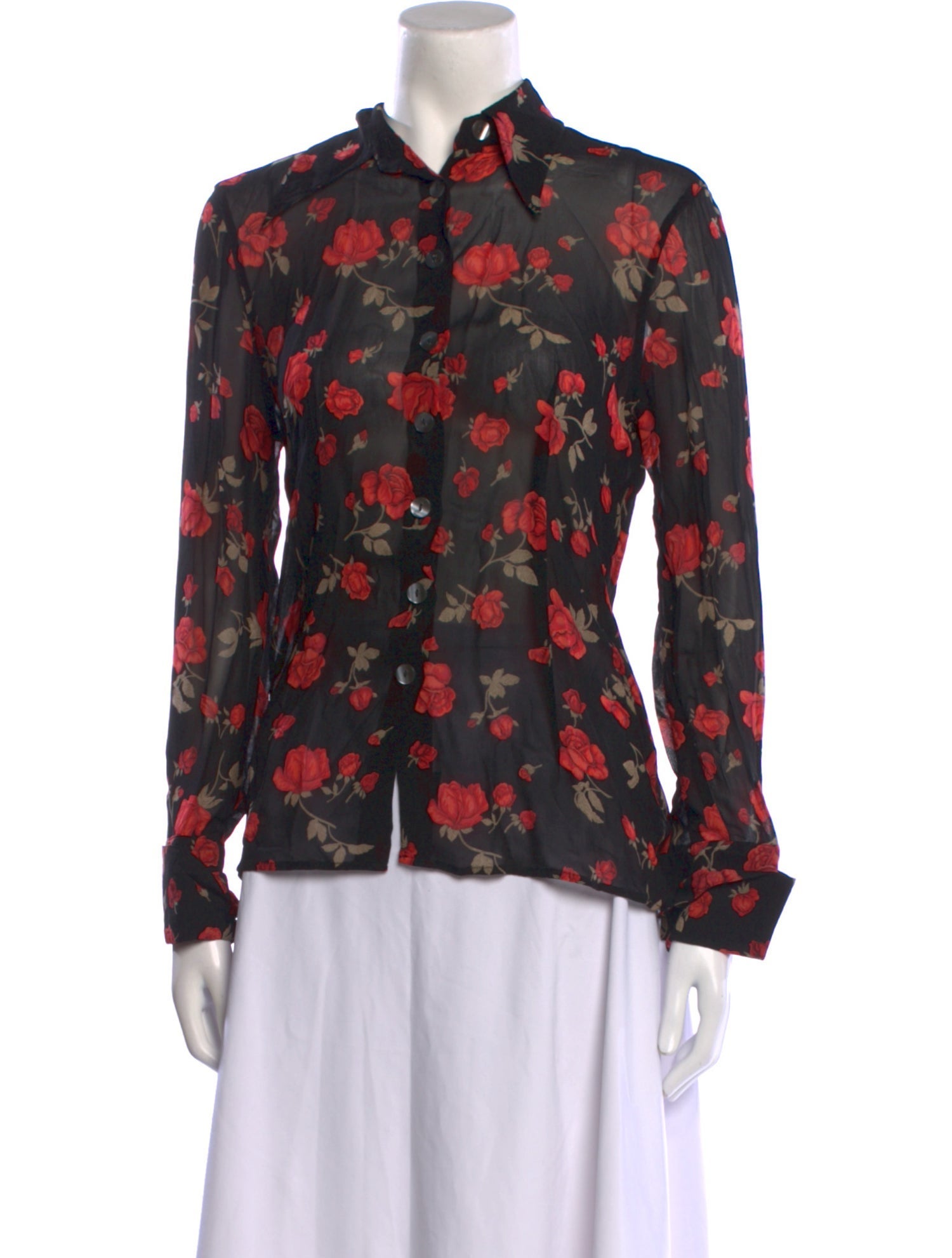 J&ANS Dolce & Gabbana Vintage 1990's Button-Up Top