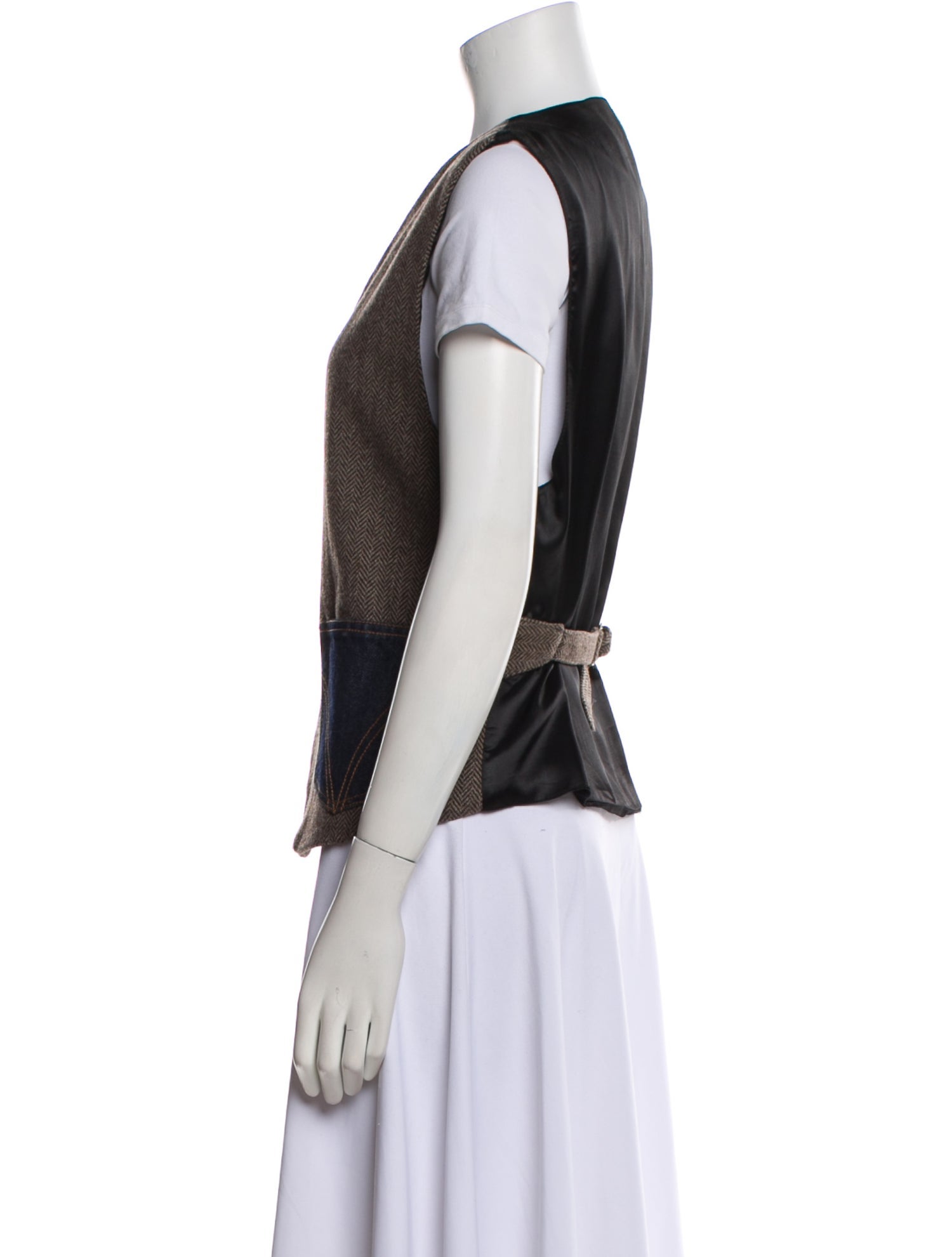 J&ANS Dolce & Gabbana Wool Striped Vest