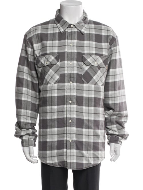 JJJJound Plaid Print Jacket