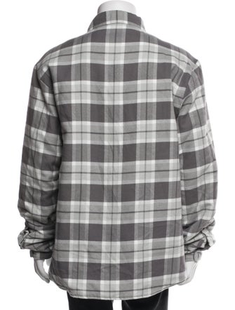 JJJJound Plaid Print Jacket