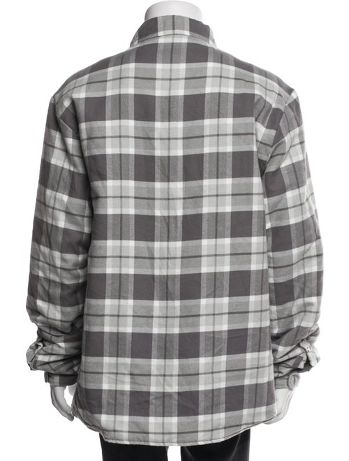 JJJJound Plaid Print Jacket
