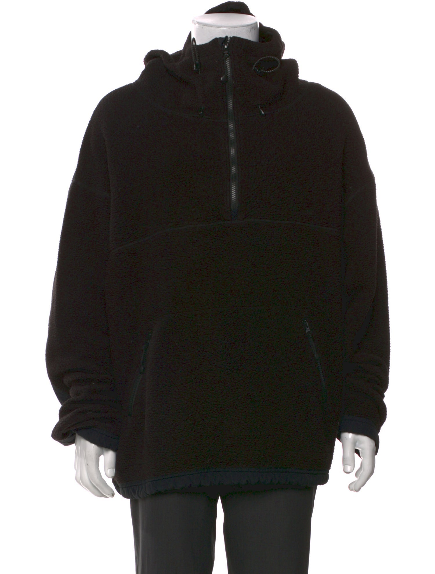 JJJJound Mock Neck Long Sleeve Hoodie
