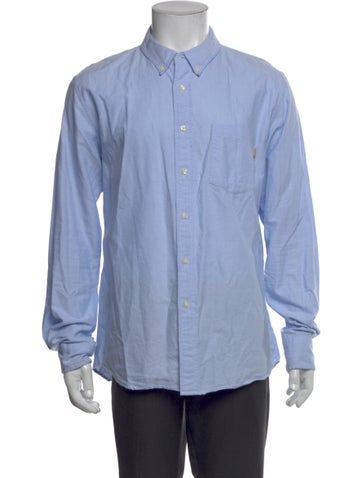 Pre-owned Jjjjound Long Sleeve Shirt In Blue