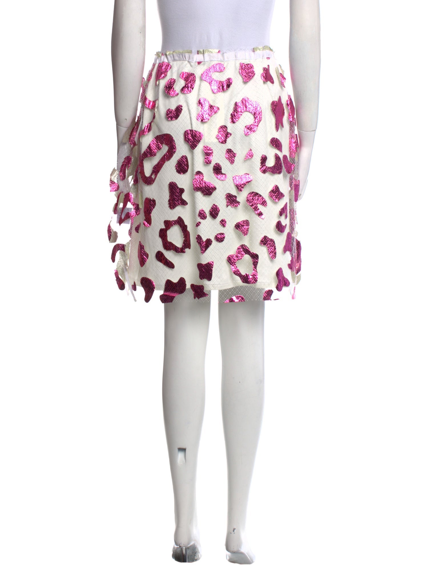 Julien David Printed Mini Skirt