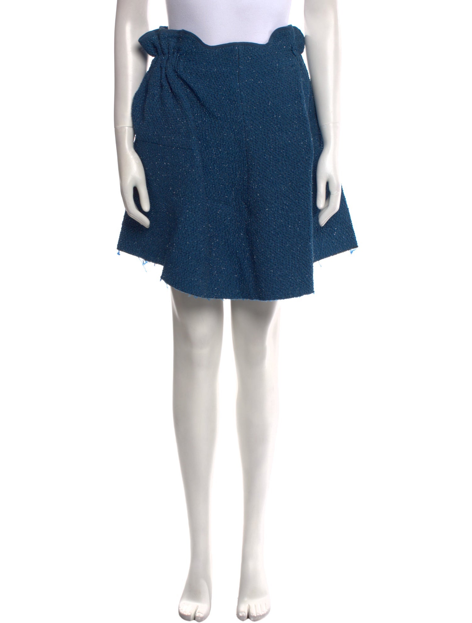 Julien David Raw-Edge Trim Mini Skirt w/ Tags