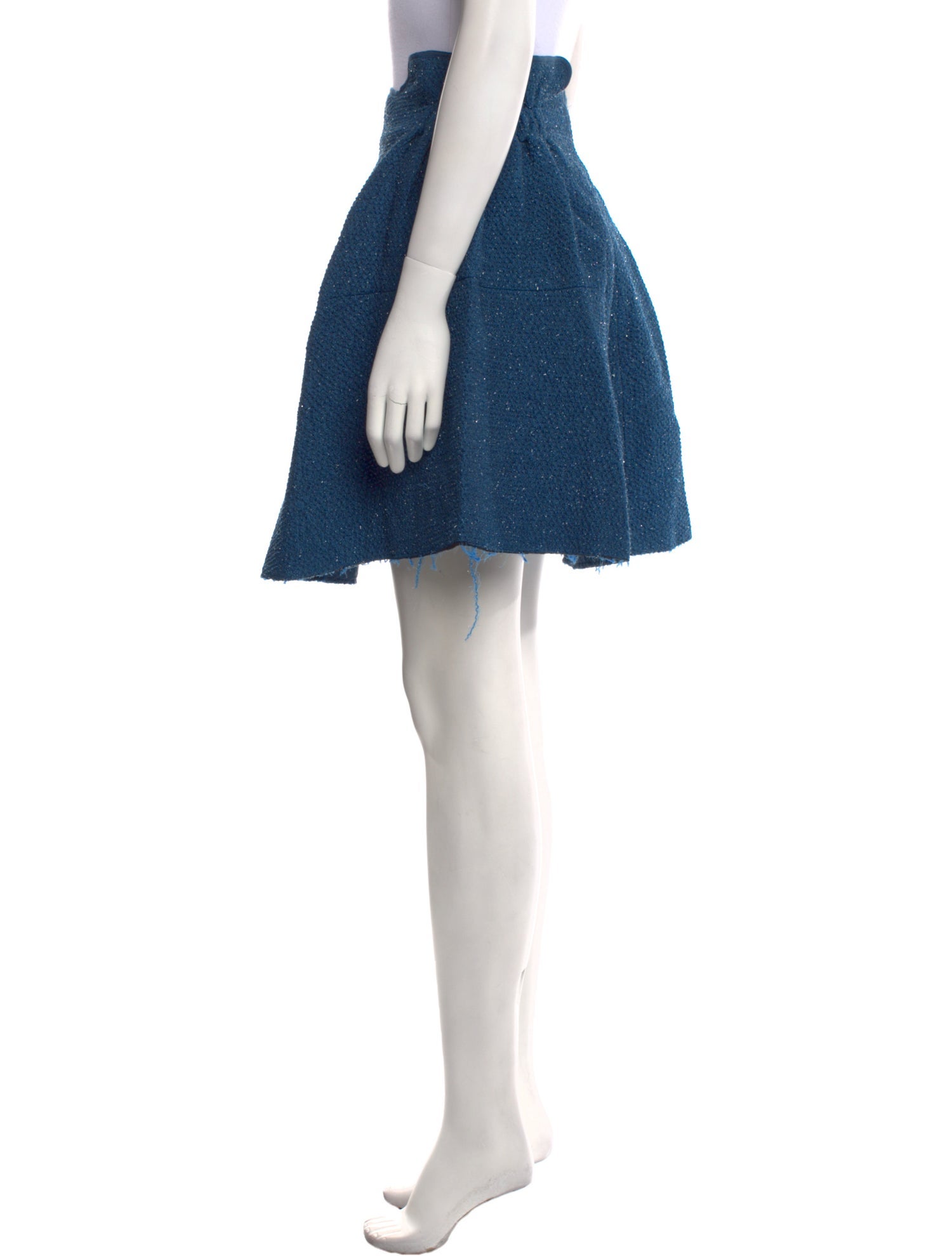 Julien David Raw-Edge Trim Mini Skirt w/ Tags