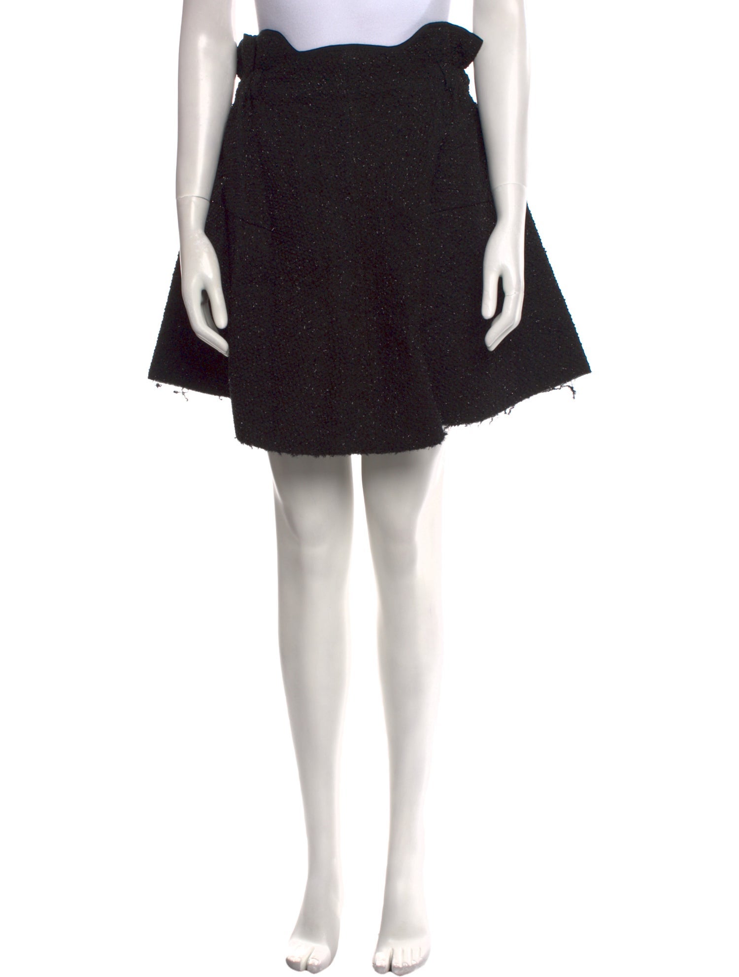 Julien David Raw-Edge Trim Knee-Length Skirt w/ Tags