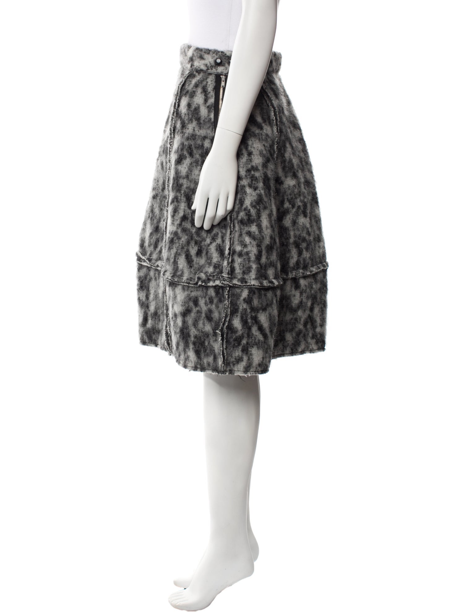 Julien David Wool Knee-Length Skirt w/ Tags