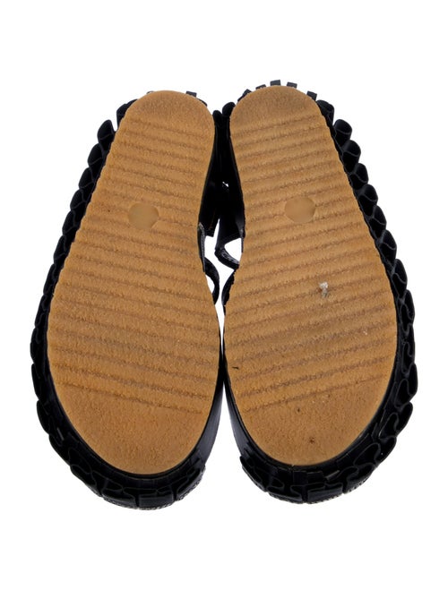 Julien David Leather Printed Gladiator Sandals