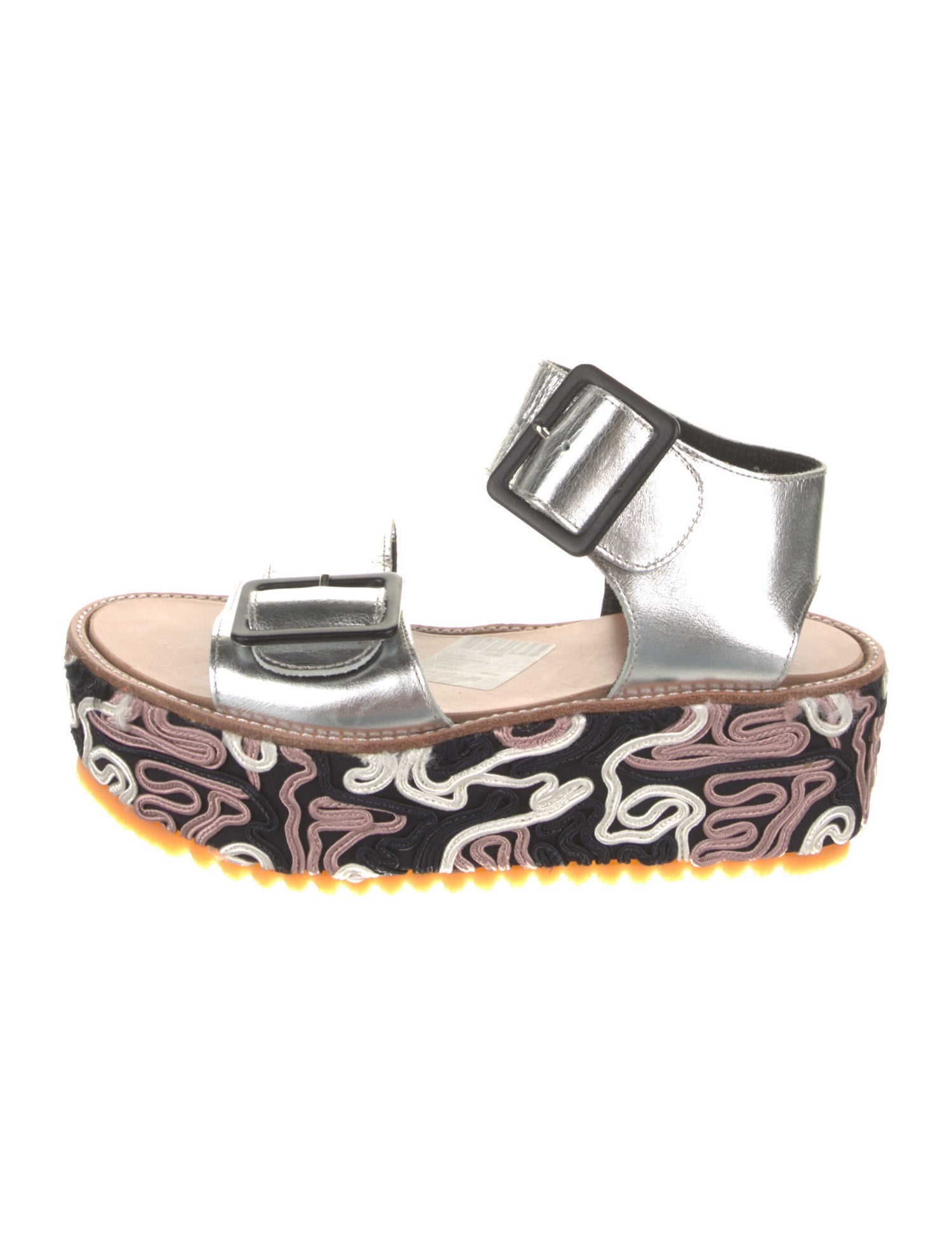 Julien David Leather Animal Print Espadrilles