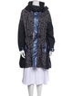 Julien David Nylon Printed Coat