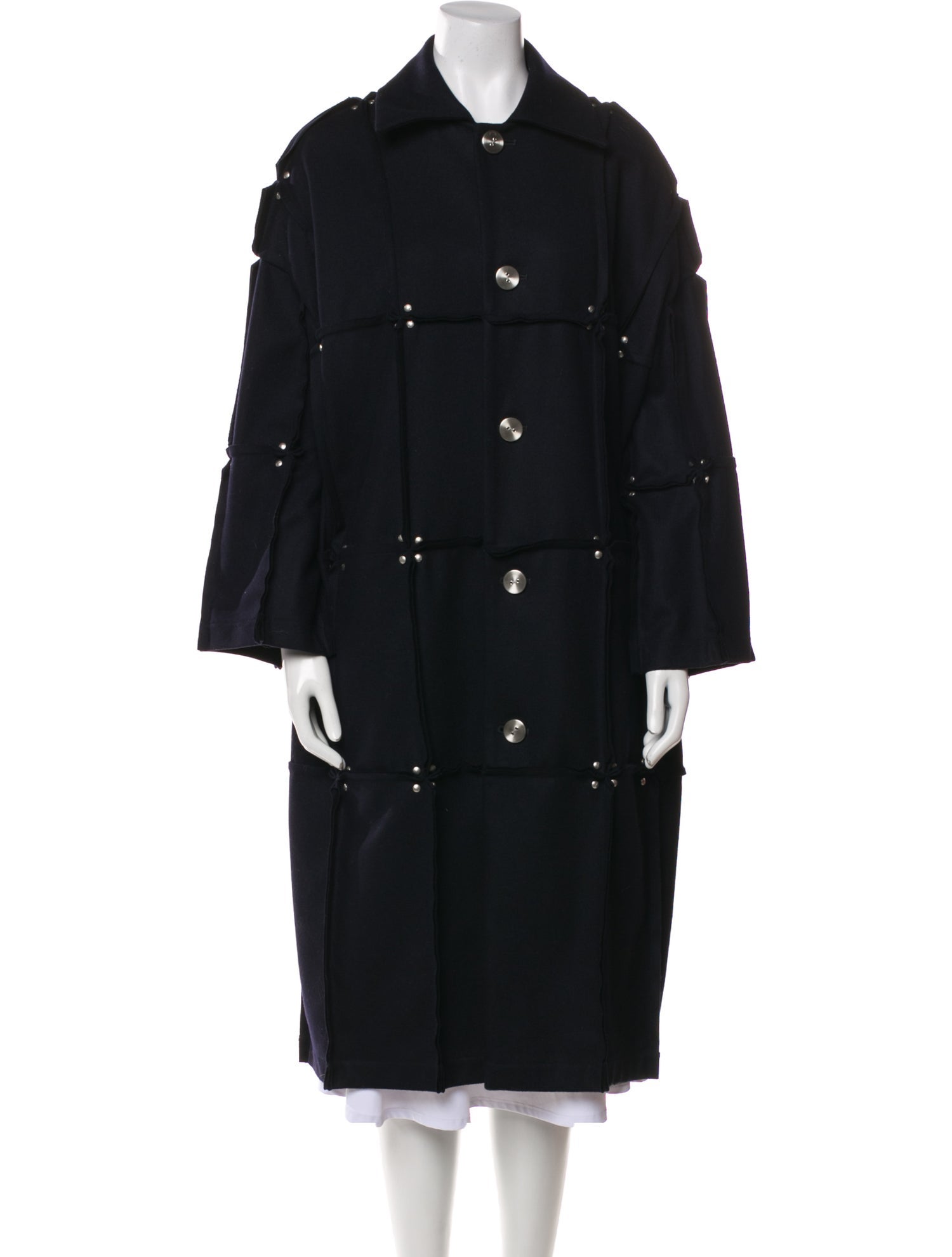 Julien David Wool Trench Coat