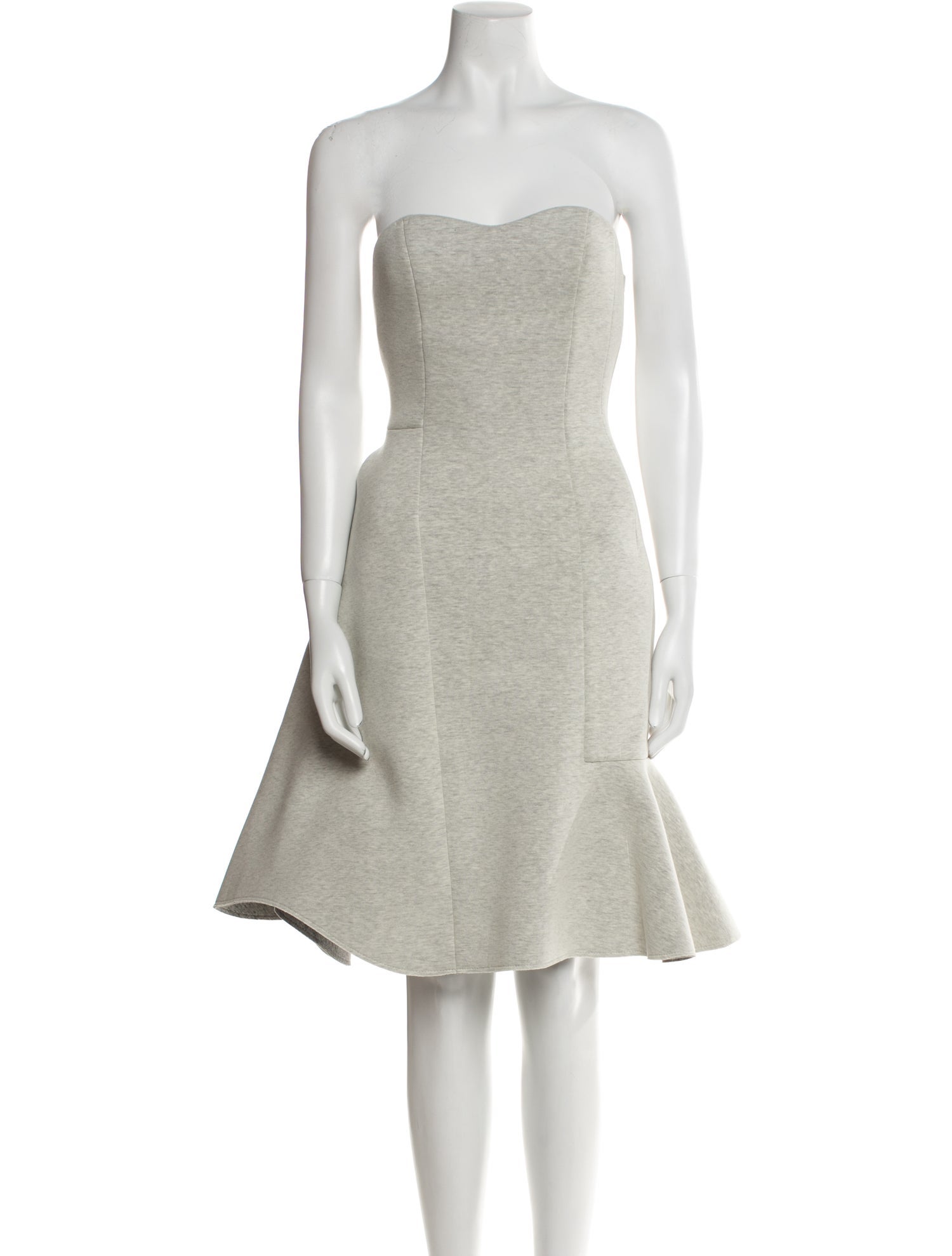 Julien David Strapless Mini Dress
