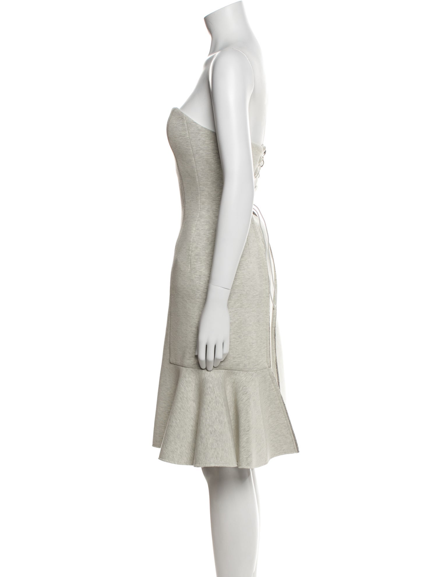 Julien David Strapless Mini Dress