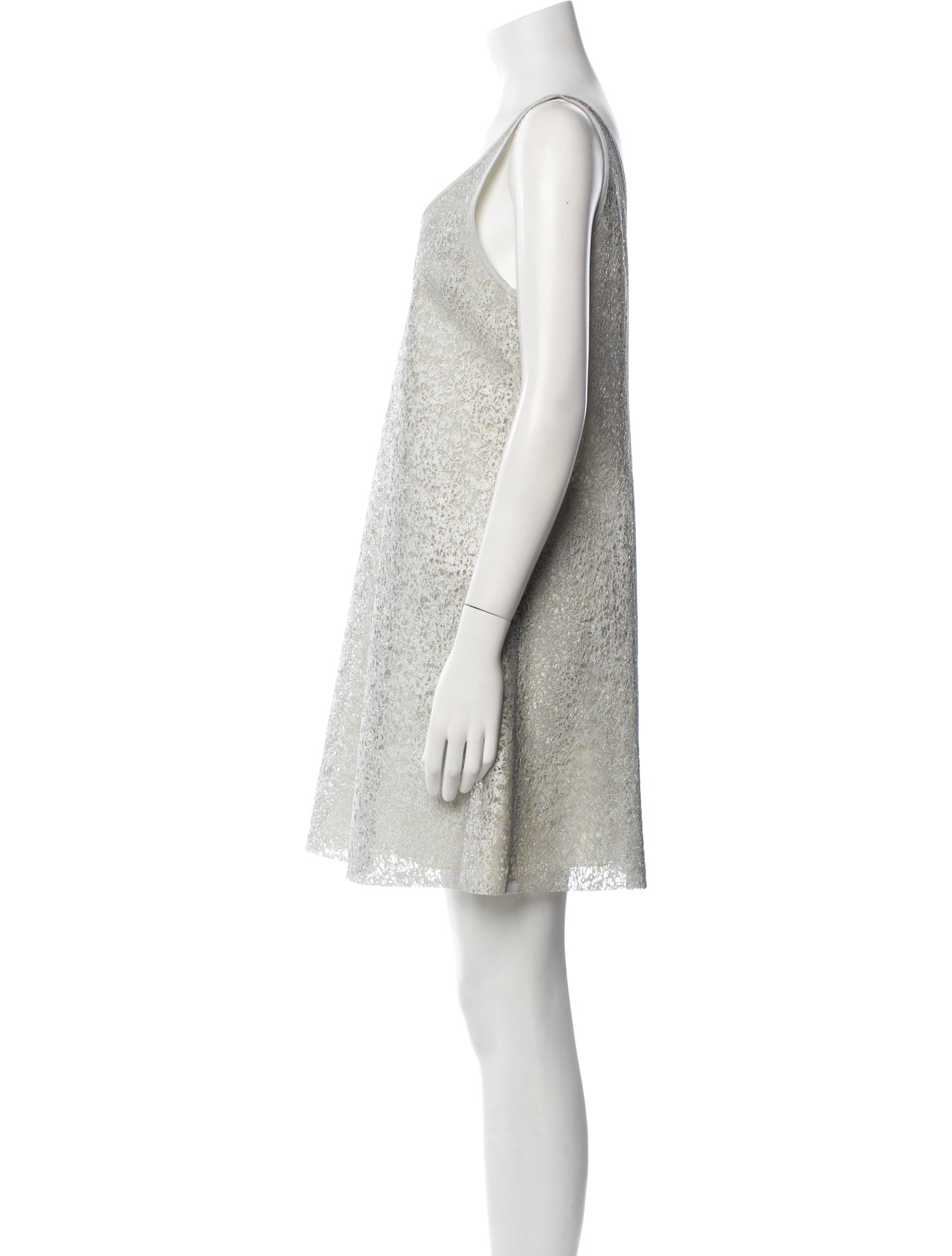 Julien David V-Neck Mini Dress