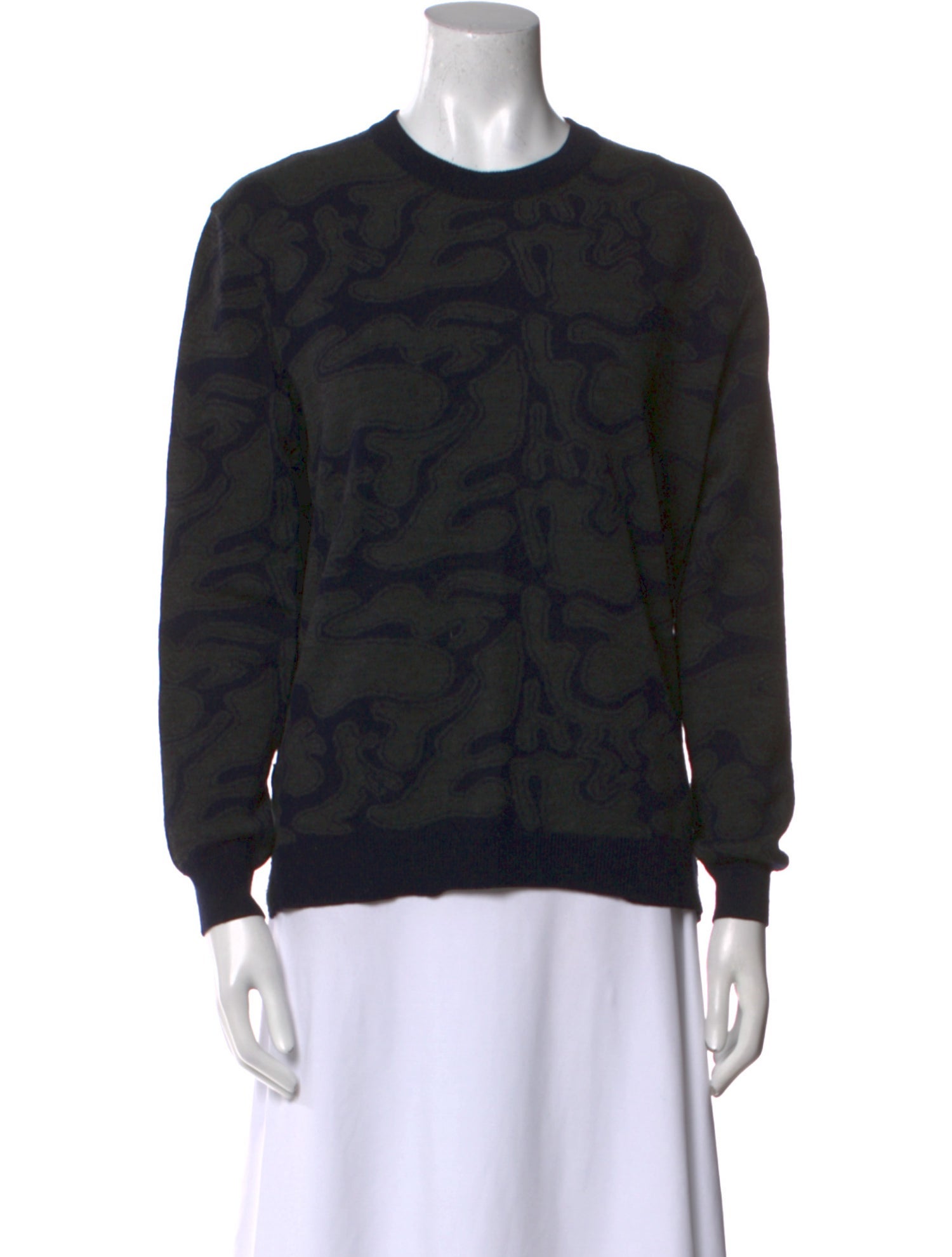 Julien David Wool Printed Sweater