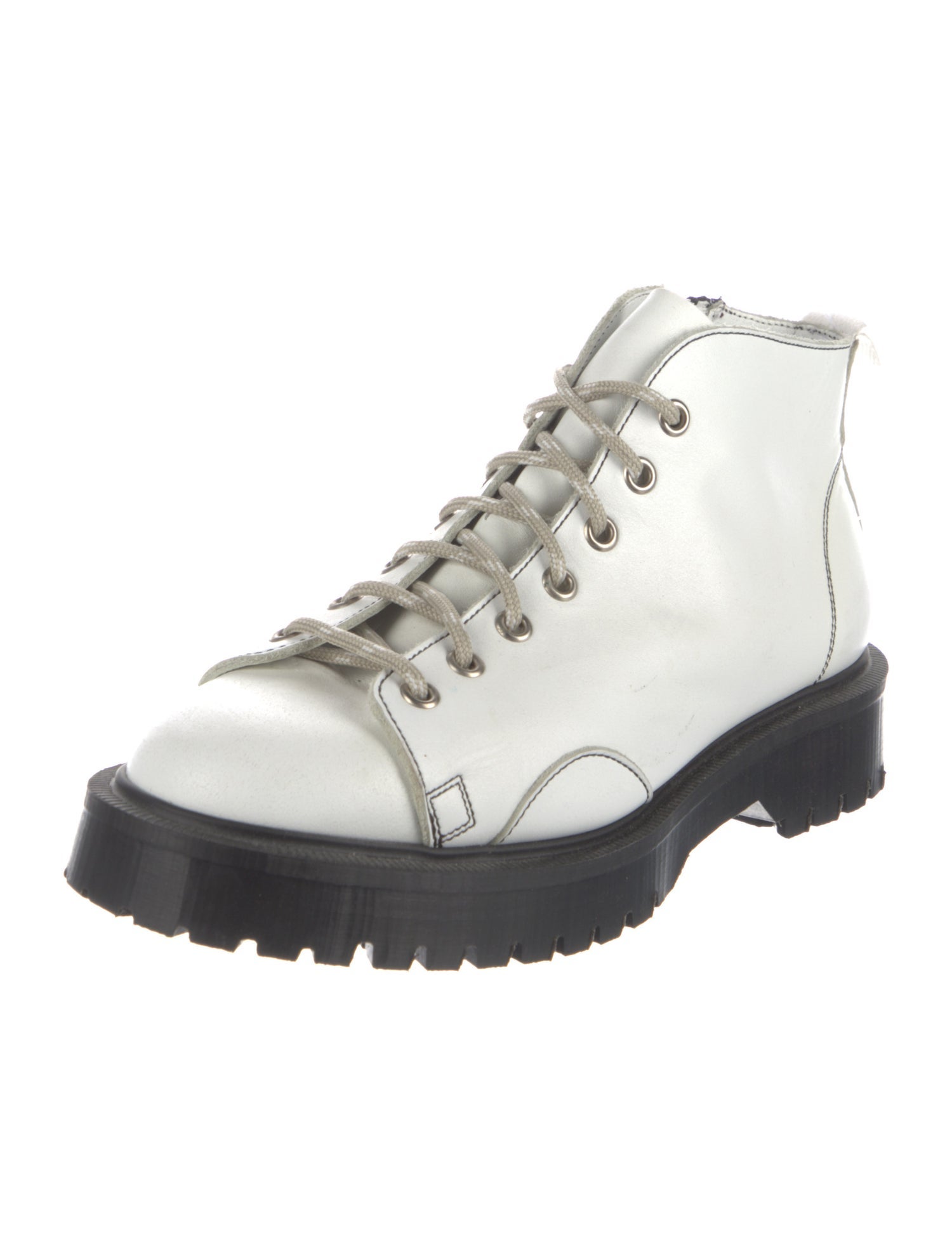 Julien David Leather Combat Boots
