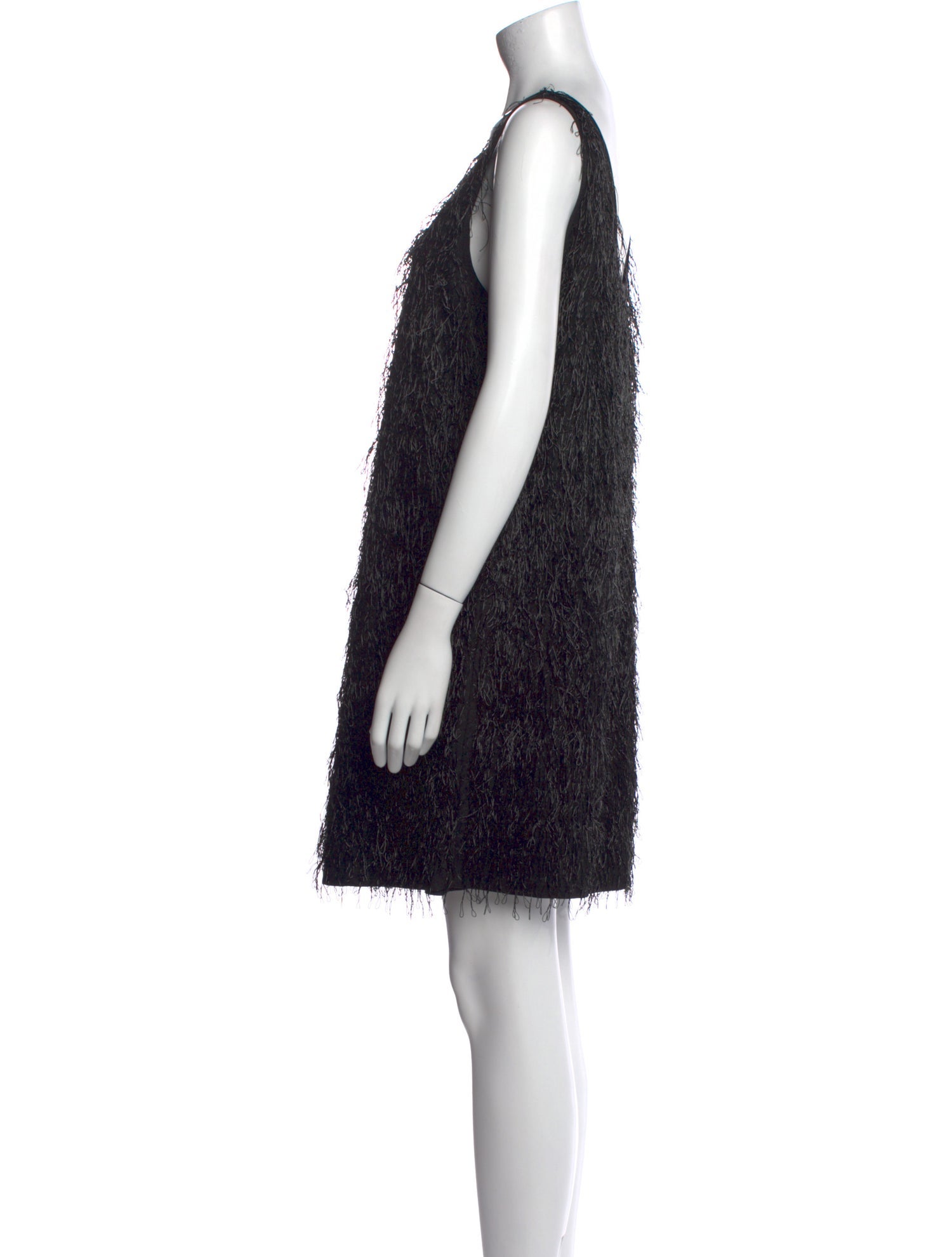 Julien David Scoop Neck Mini Dress