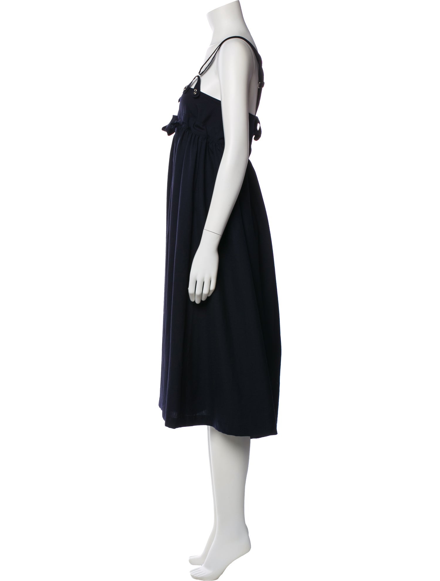 Julien David Halterneck Midi Length Dress