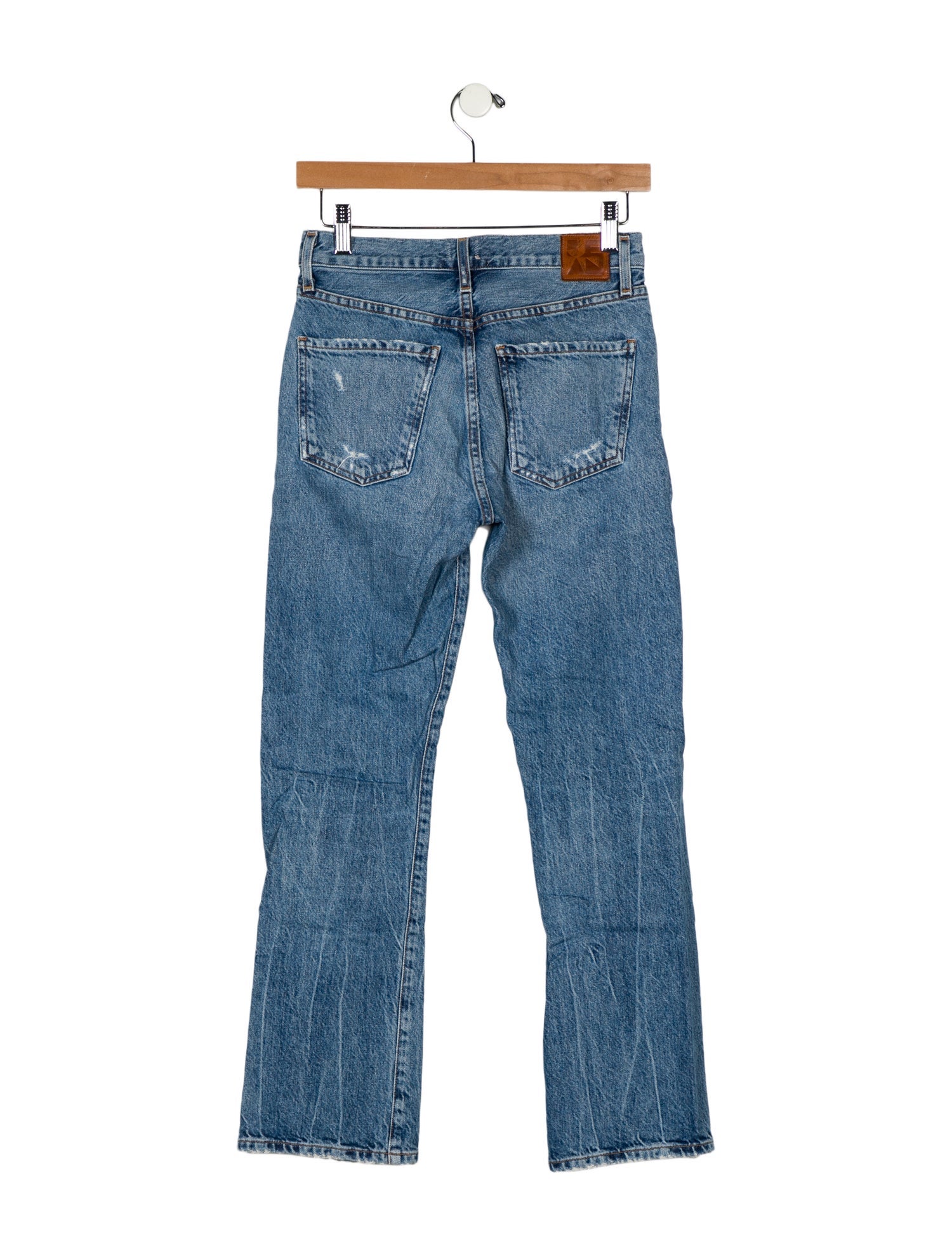 Jean Atelier Mid-Rise Straight Leg Jeans