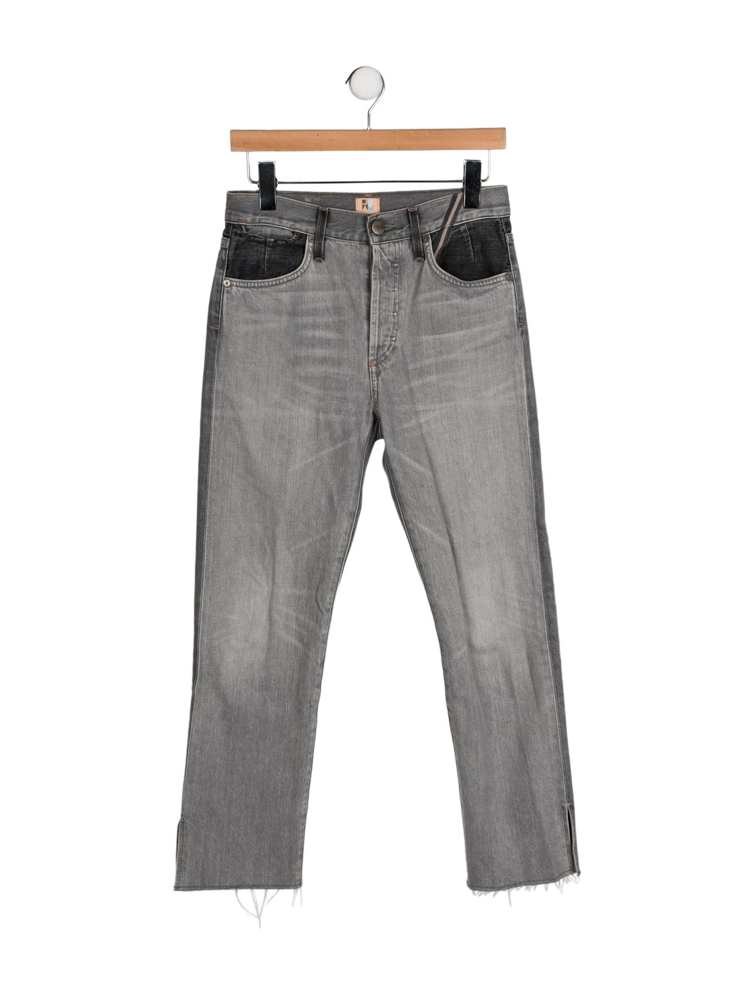 Jean Atelier Mid-Rise Straight Leg Jeans