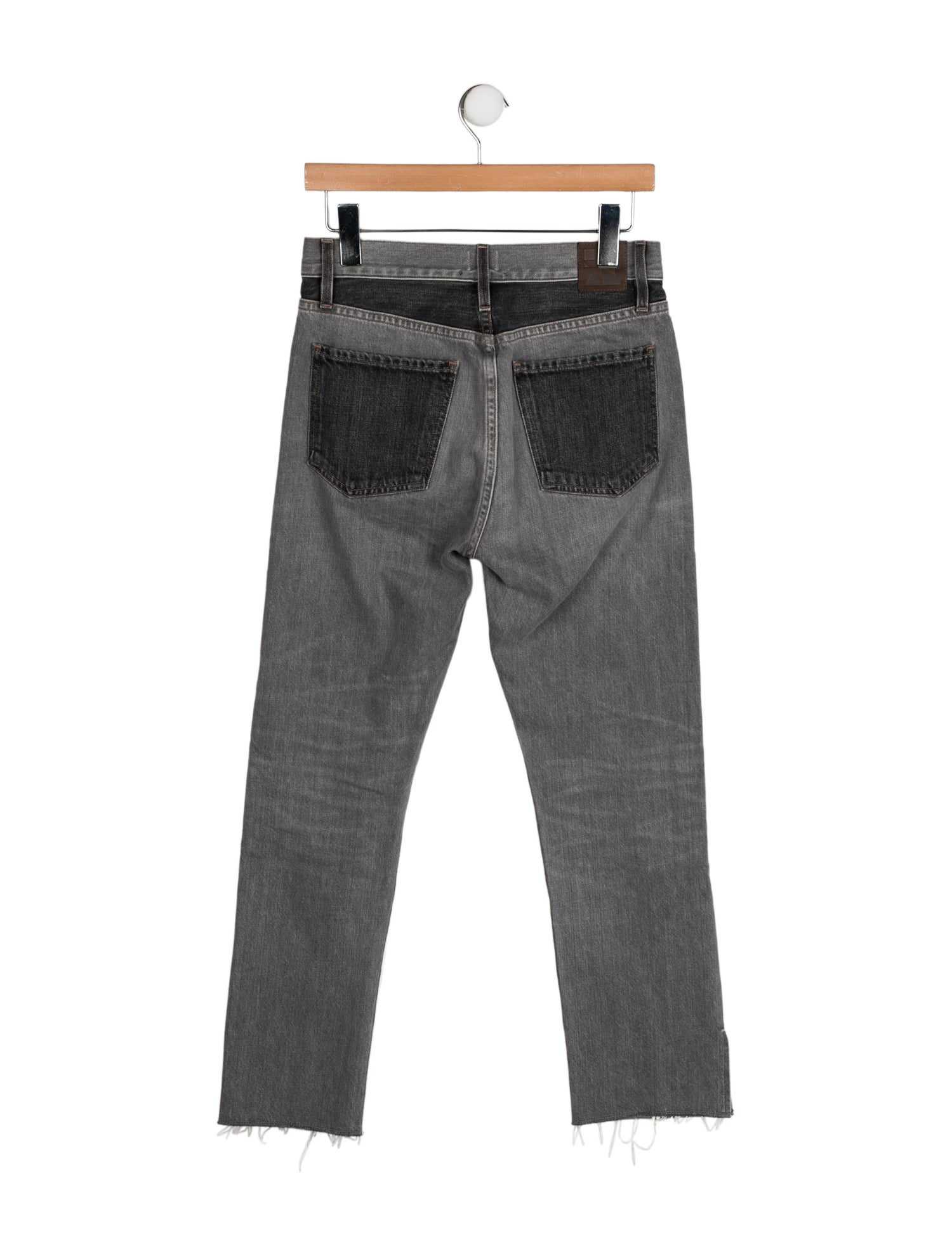 Jean Atelier Mid-Rise Straight Leg Jeans