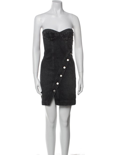 Jean Atelier Strapless Mini Dress